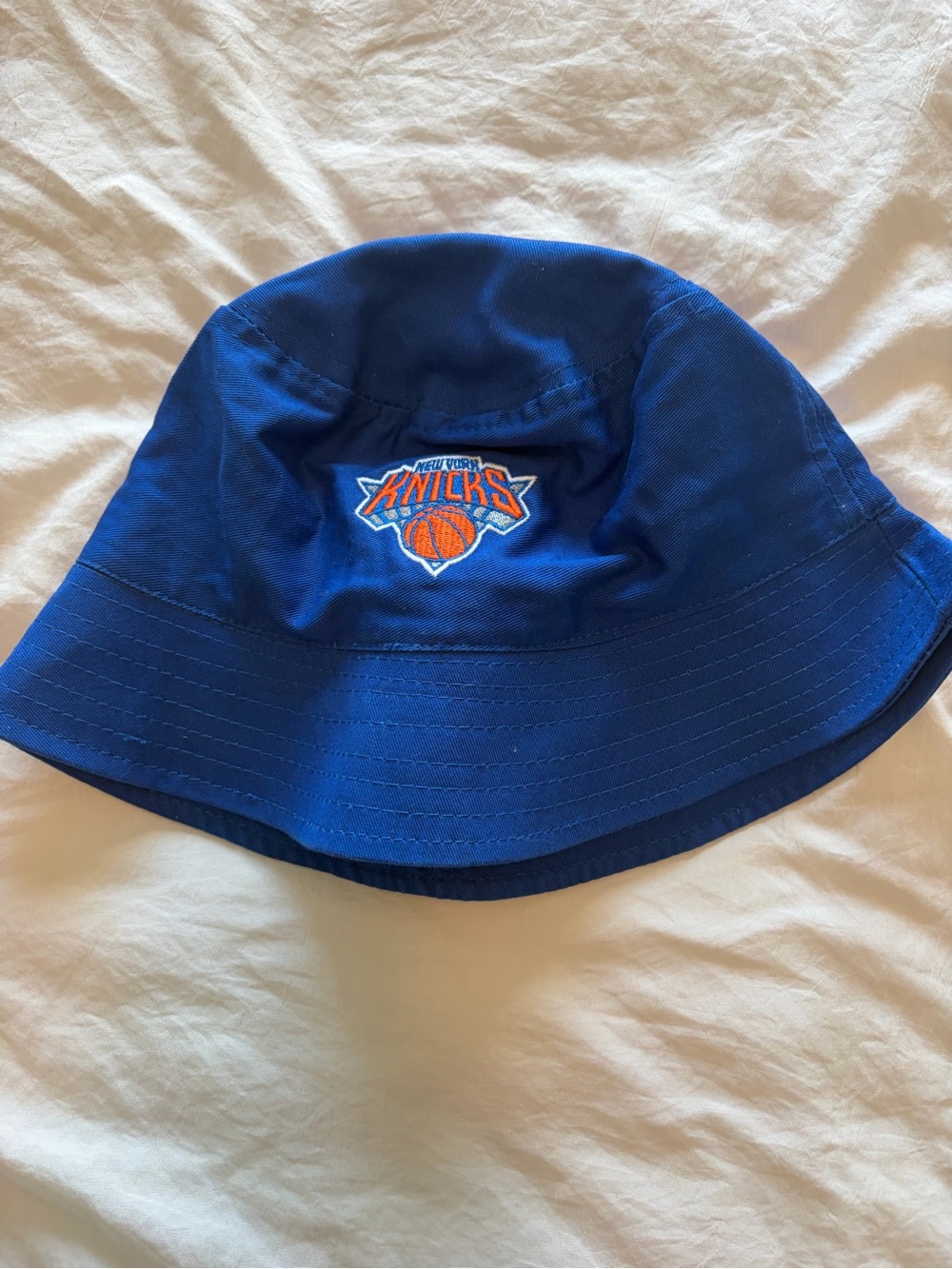 Kids NY Knicks Blue Bucket Hat